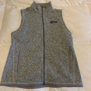 Grey women’s Patagonia vest, size M